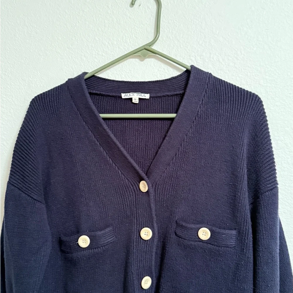 Alex Mill Jo Ribbed Women's Cardigan Size S - Picture 3 of 7